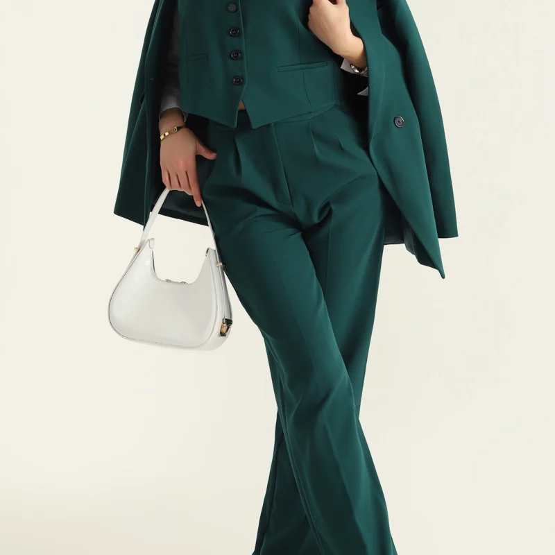 Chic Office Wear for Women – Blazer + Vest + Pants Set