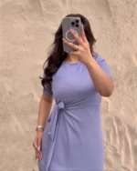 Soft Purple Casual Dress